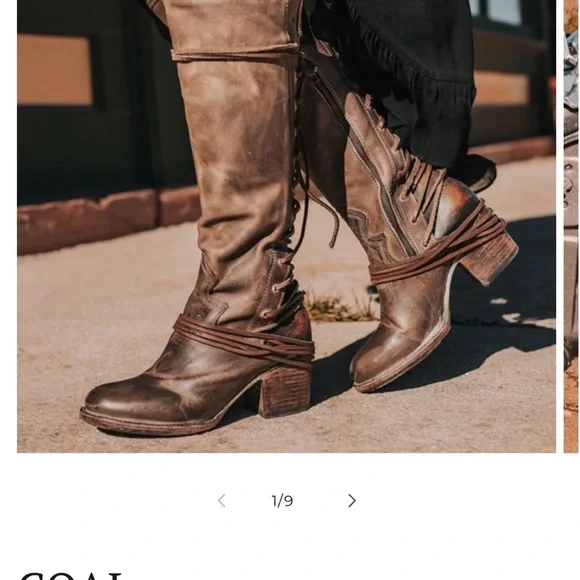 Freebird by Steven COAL boots Over the Knee Boots - Picture 4 of 5